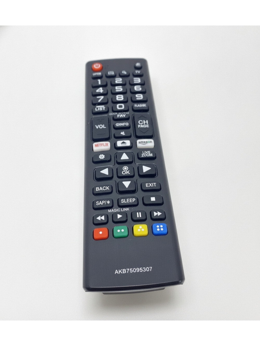 Universal Smart TV Remote Control with Netflix & Amazon Quick Access Buttons New